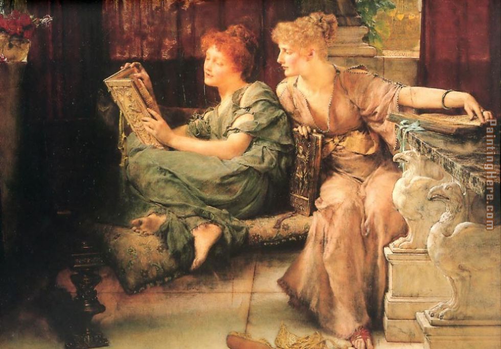 Comparisons painting - Sir Lawrence Alma-Tadema Comparisons art painting